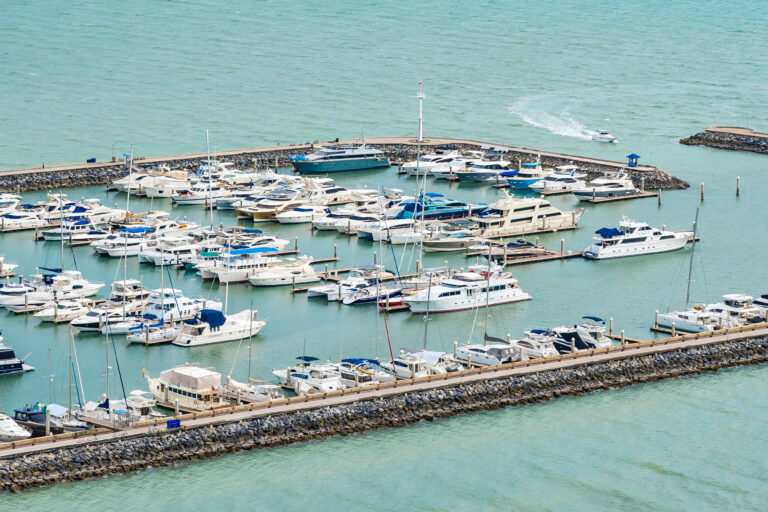 Harbour-ocean and sea